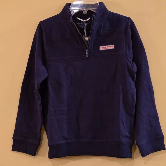NWT - VINEYARD VINES Boys Navy Shep Shirt / Sm 8-10 - Picture 2 of 6